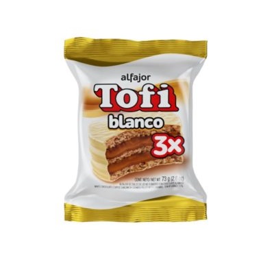 imagen de producto Alfajor Tofi Blanco Triple