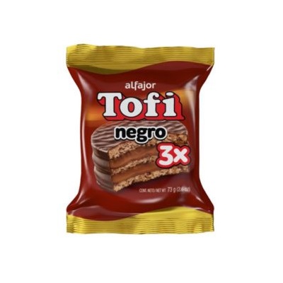 imagen de producto Alfajor Tofi Negro Triple
