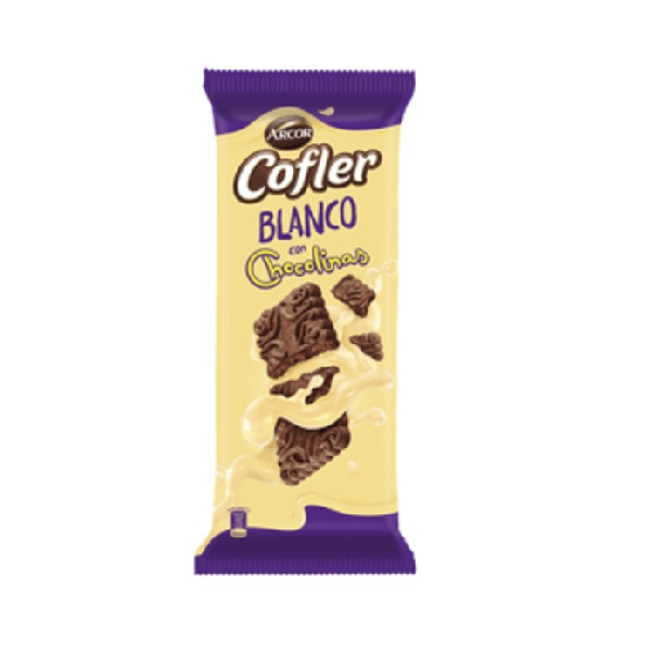 imagen de producto Chocolate Cofler Blanco con Chocolinas