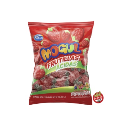 imagen de producto Gomitas Mogul Frutilla Acidos